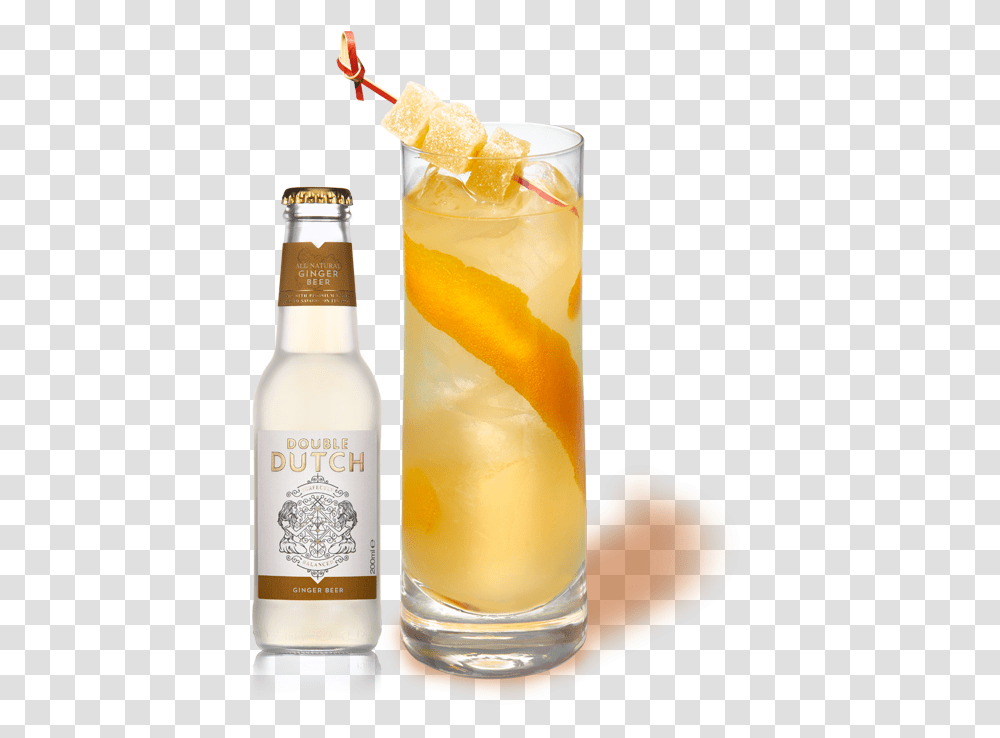 Double Dutch Ginger Beer, Beverage, Alcohol, Cocktail, Bottle Transparent Png