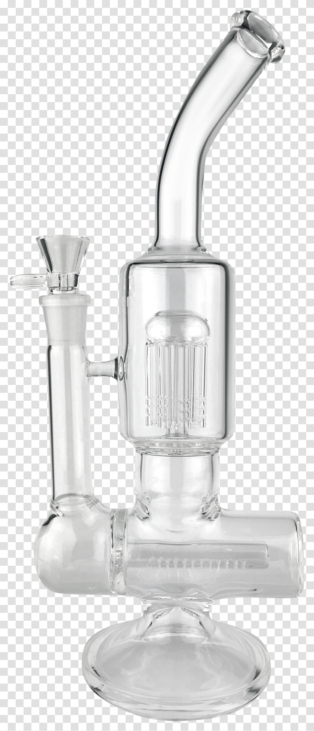 Double Filtering Water Pipe Inline And 8 Arm Tree Bong Still Life Photography, Glass, Mixer, Appliance, Beverage Transparent Png