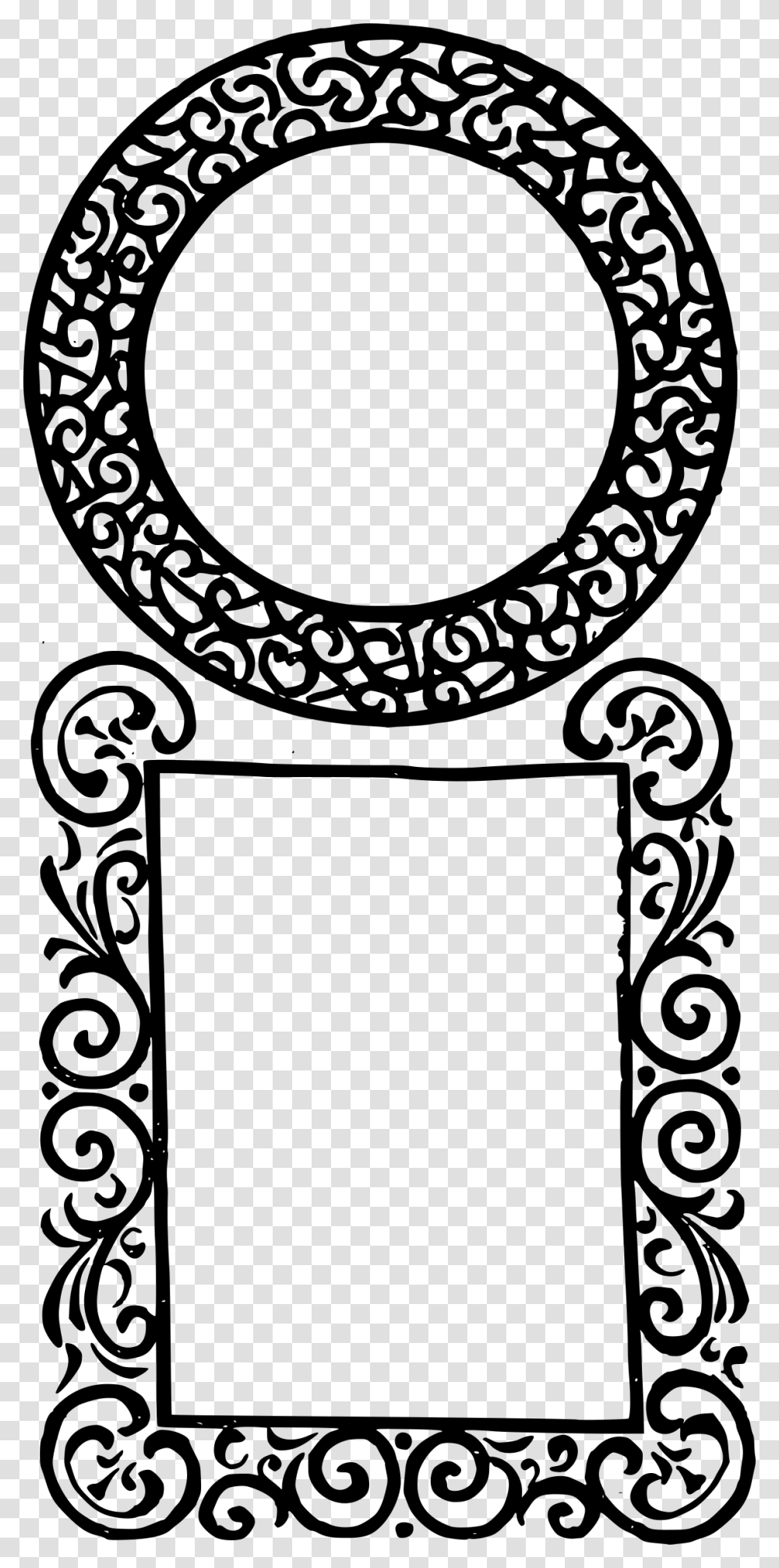 Double Frame Clip Arts Islamic Frame, Gray, World Of Warcraft Transparent Png