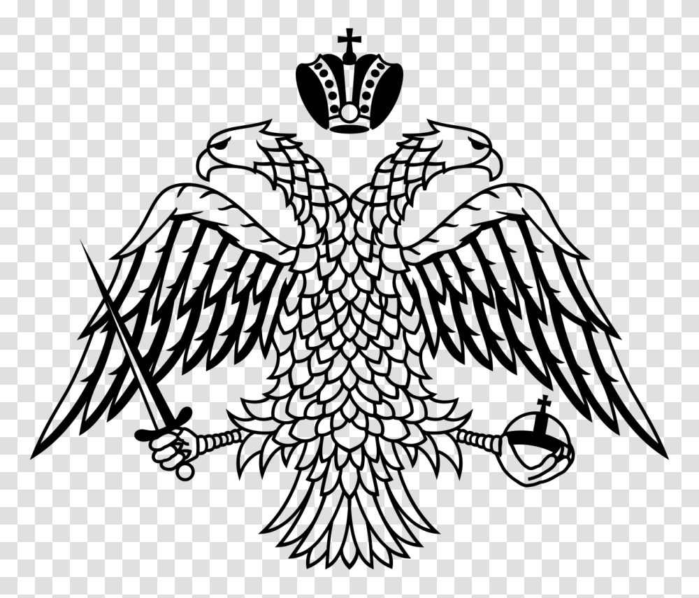 Double Headed Eagle Of The Greek Orthodox Church, Gray, World Of Warcraft Transparent Png