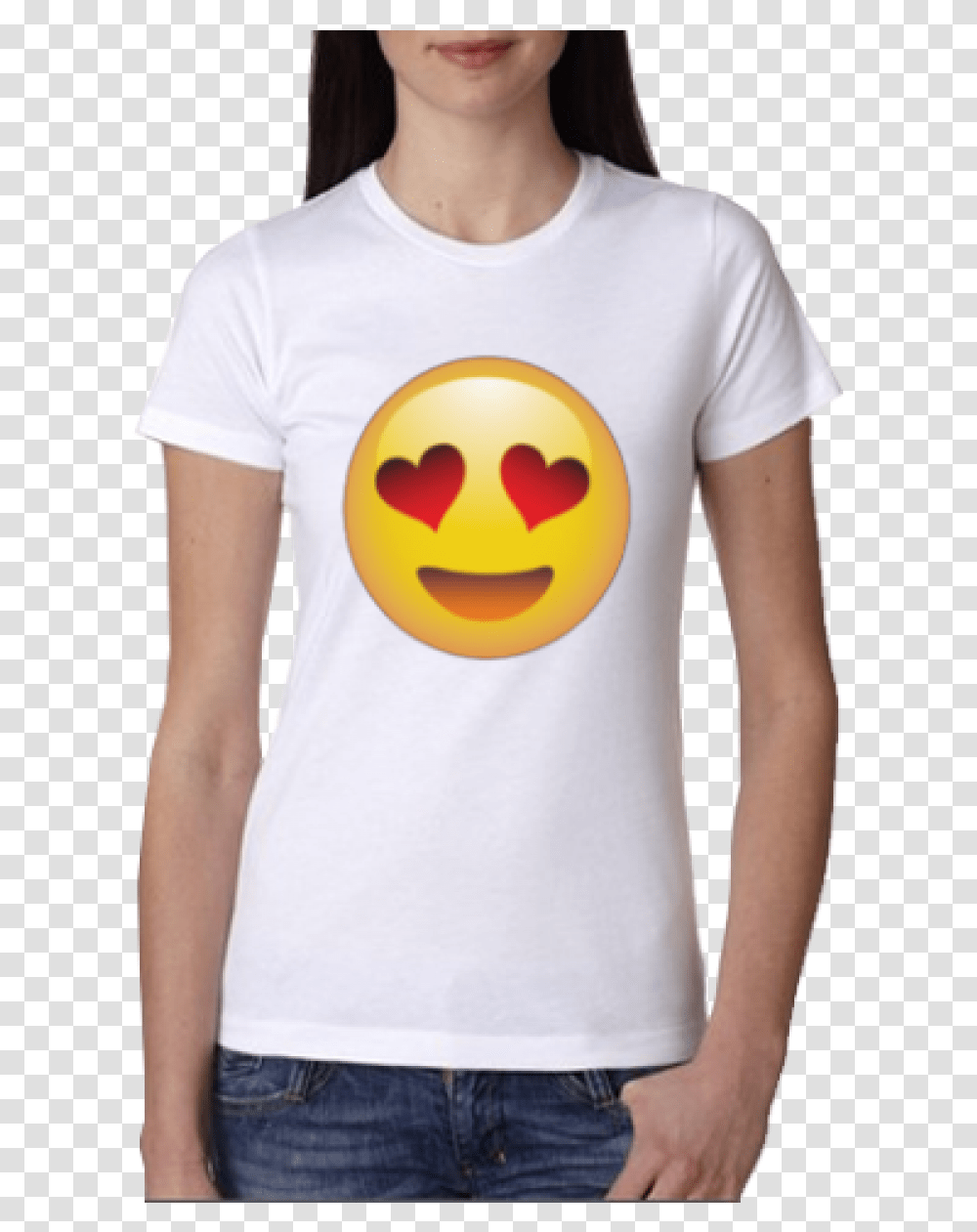 Double Heart Emoji Print Birthday T Shirt, Apparel, T-Shirt, Person Transparent Png