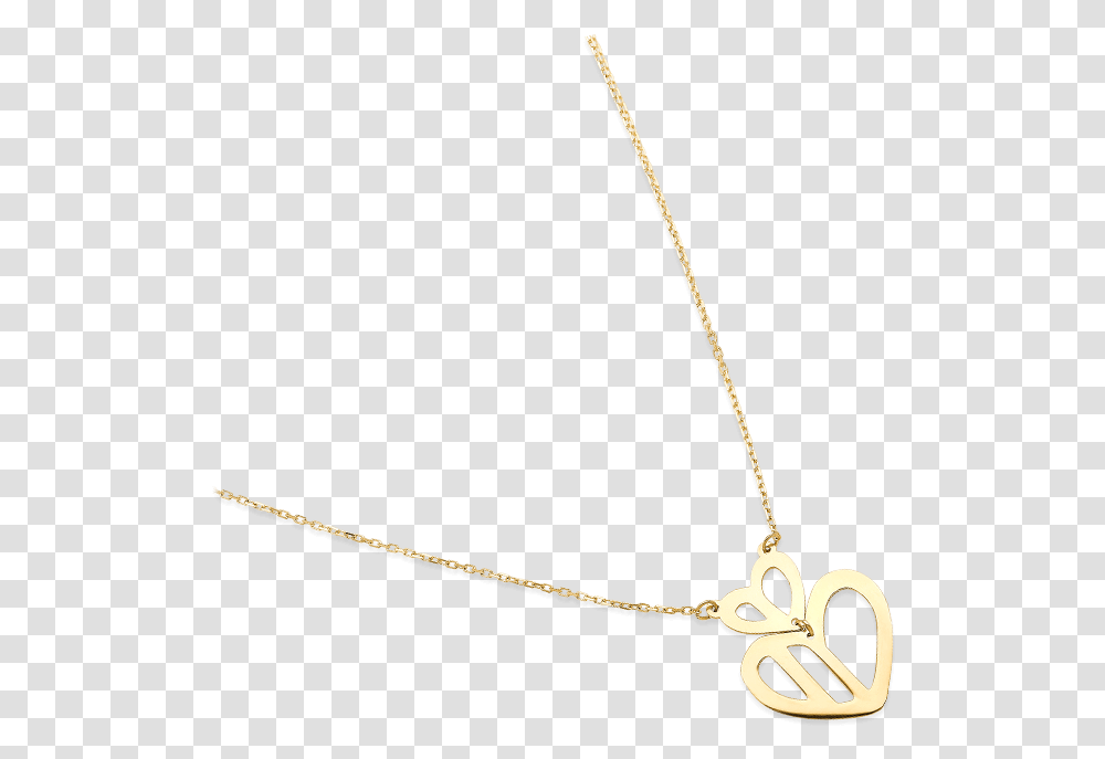 Double Heart Necklace Yellow Gold Solid, Jewelry, Accessories, Accessory, Bow Transparent Png