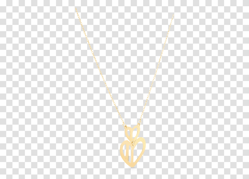 Double Heart Necklace Yellow Gold Solid, Jewelry, Accessories, Accessory, Pendant Transparent Png