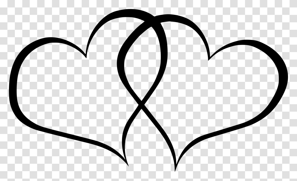 Double Hearts Clip Art, Gray, World Of Warcraft Transparent Png