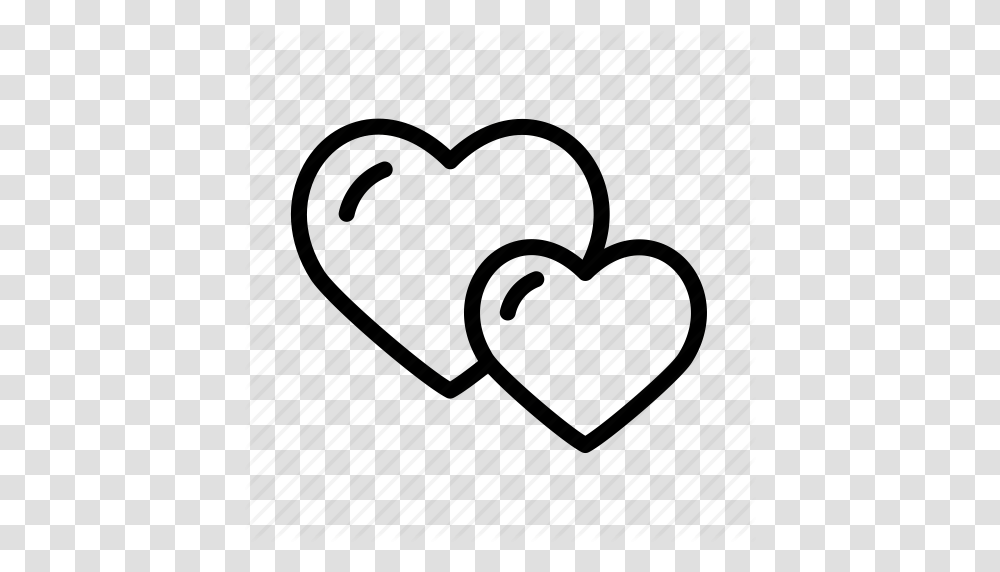 Double Hearts Hearts Love Marriage Romance Wedding Icon Transparent Png