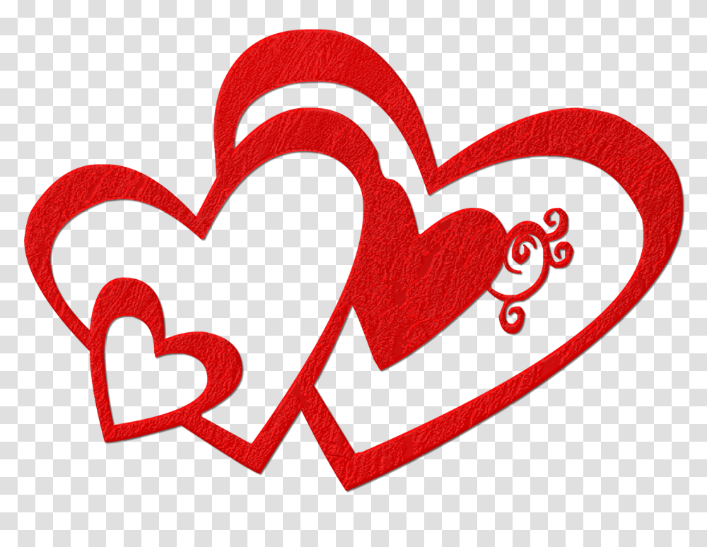 Double Hearts Valentines Day, Rug Transparent Png