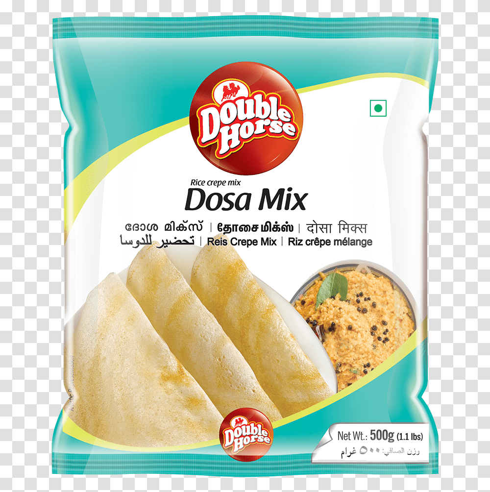 Double Horse Dosa Mix, Food, Hot Dog, Snack, Lunch Transparent Png