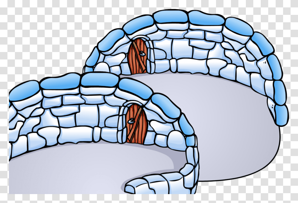 Double Igloo Club Penguin Double Igloo, Nature, Outdoors, Snow, Ice Transparent Png