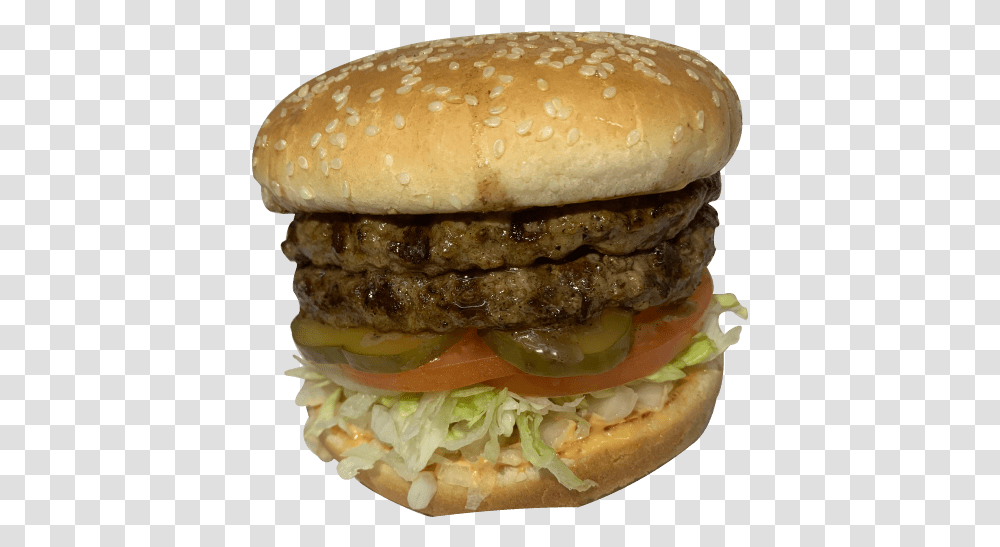 Double Jumbo Burger At Triangle Drive In Fresno Ca Triangle Drive In, Food Transparent Png