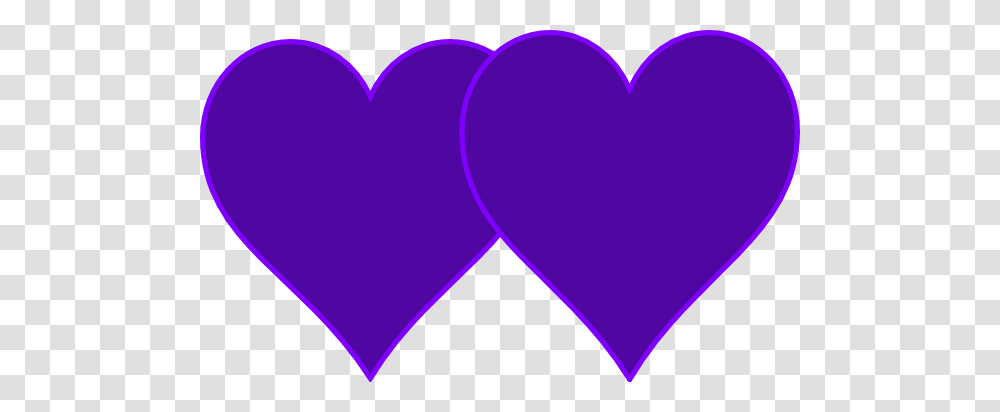 Double Lined Purple Hearts Clip Art, Balloon, Cushion Transparent Png