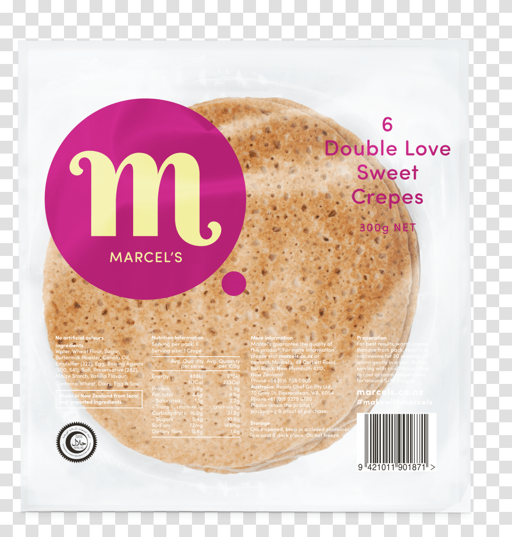 Double Love Sweet Crepes Image Injera Transparent Png