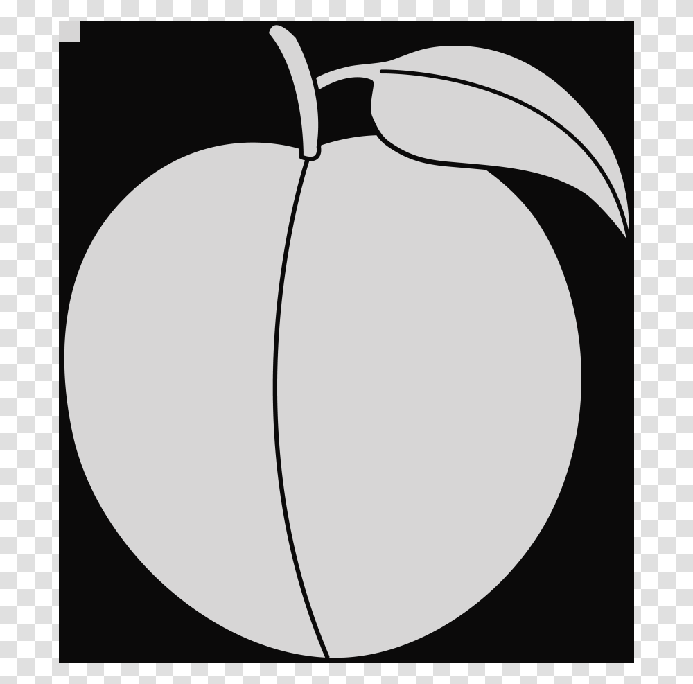 Double Outline Heart Peach Clip Art, Plant, Fruit, Food, Apple Transparent Png