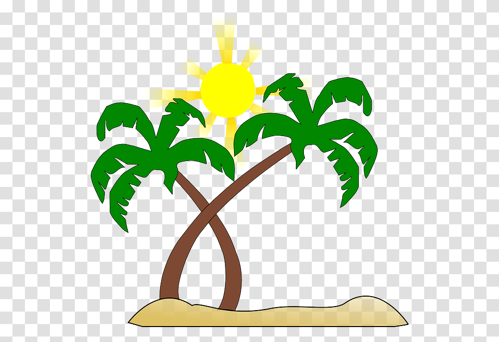 Double Palm Beach Svg Clip Arts Beach Clipart Background, Floral Design, Pattern, Plant Transparent Png