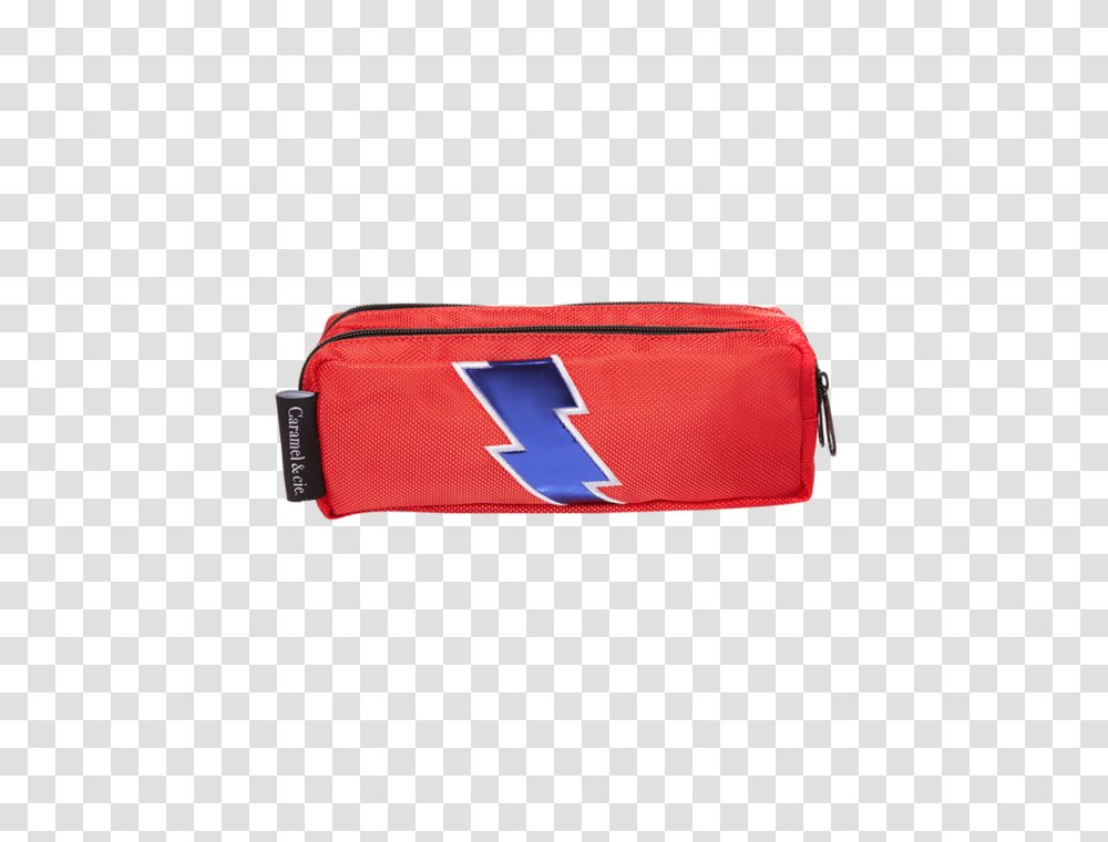 Double Pencil Case Red Lightning Coin Purse, Pencil Box, First Aid Transparent Png