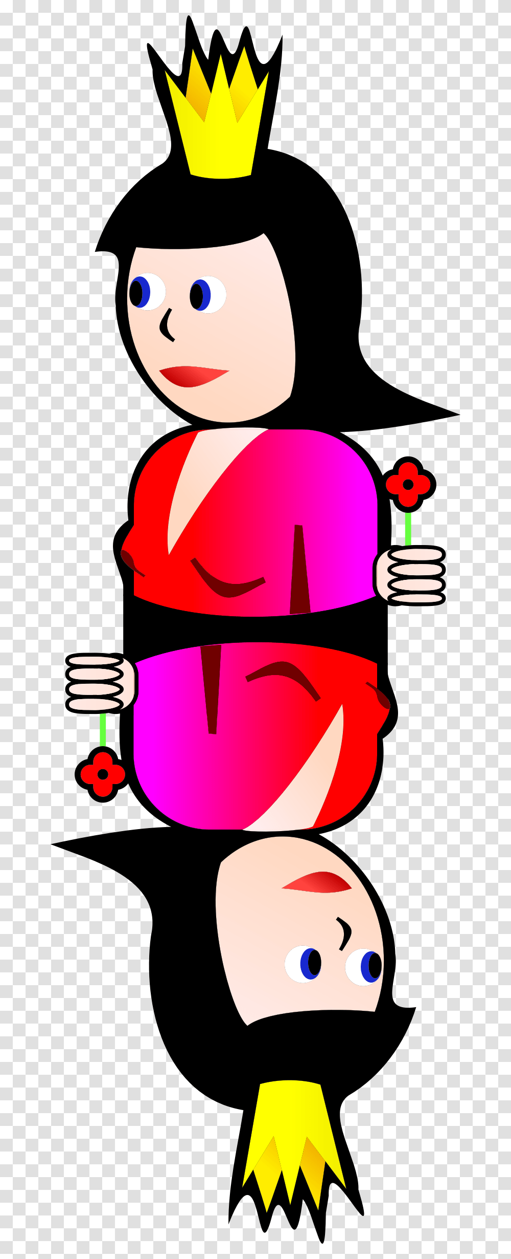 Double Queen Of Hearts Icons, Hand, Crowd, Light Transparent Png