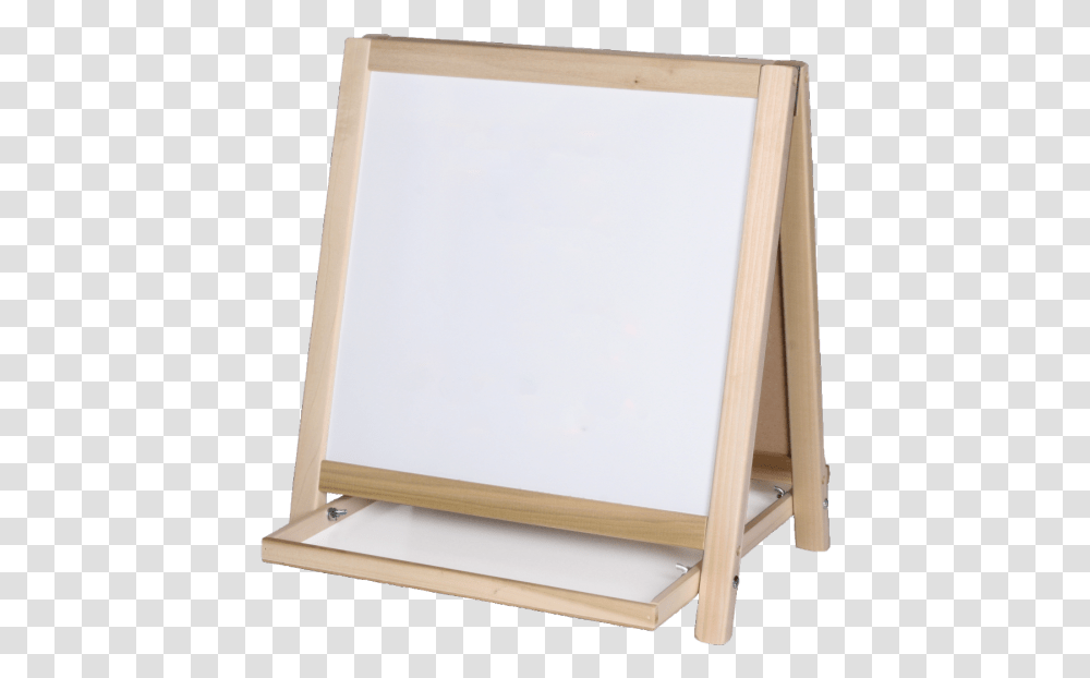Double Sided Magnetic Table Top Easel Table Top Easel, White Board, Canvas, Monitor, Screen Transparent Png