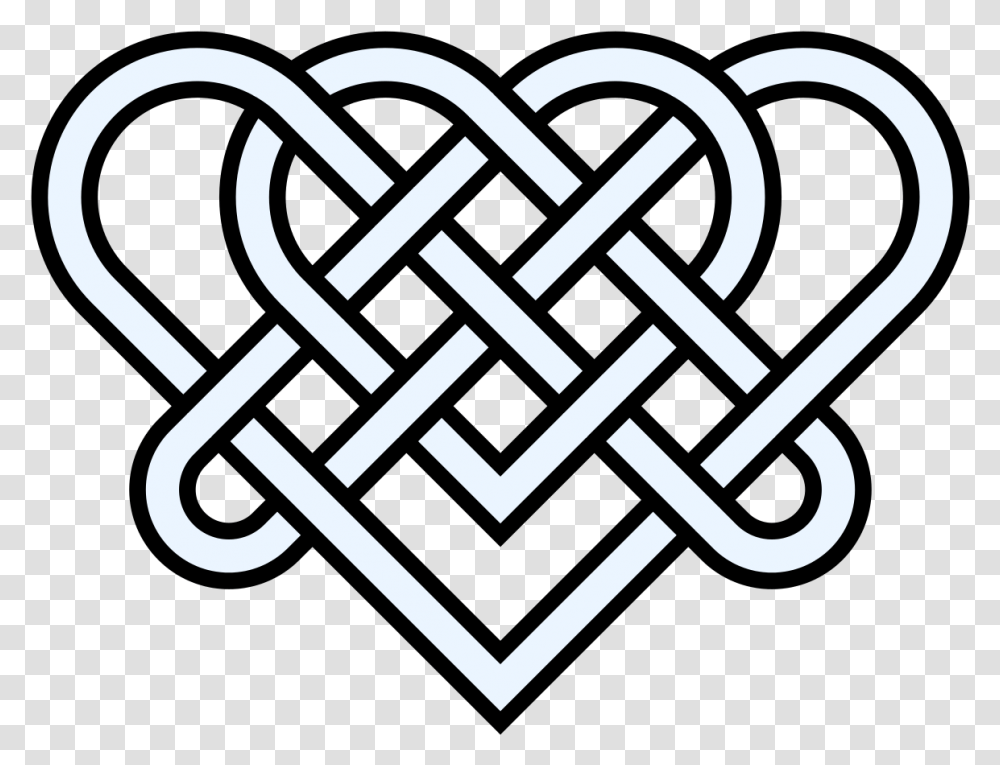 Double Simple Celtic Love Knot, Hammer, Tool, Stencil Transparent Png