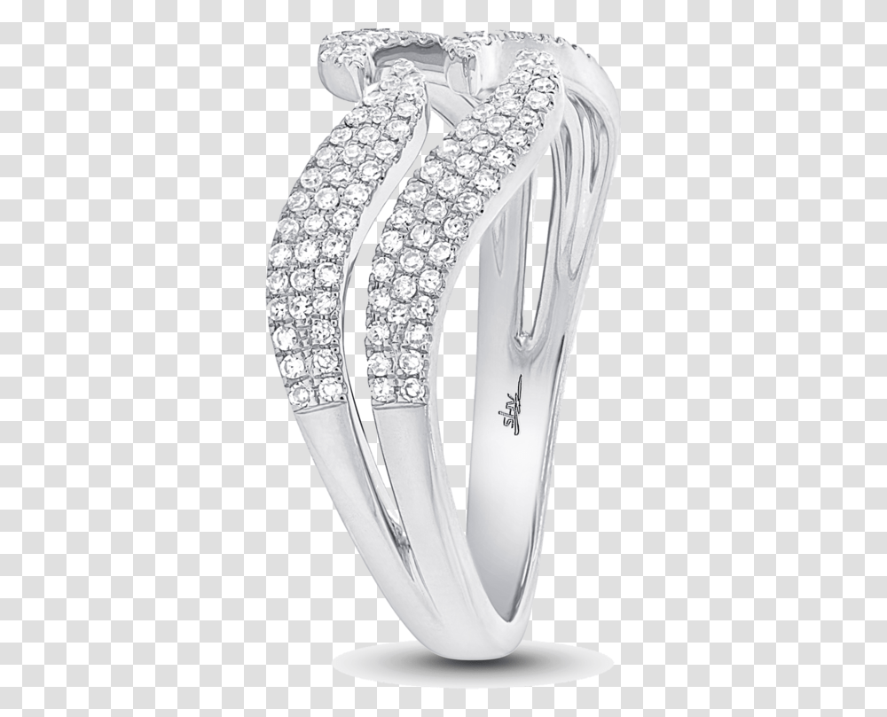 Double Split White Gold Diamond Ring - Robert Laurence Jewelers Engagement Ring, Platinum, Gemstone, Jewelry, Accessories Transparent Png