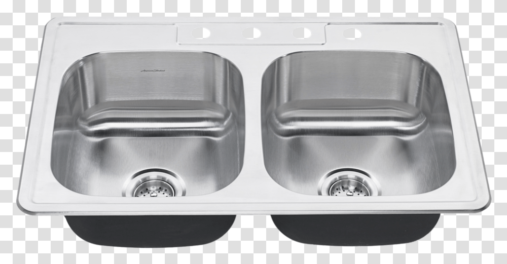 Double Stainless Steel Kitchen Sink, Double Sink, Aluminium Transparent Png