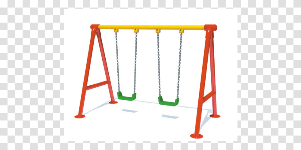 Double Swings Outdoor Playground Garden Swing Set For Swing, Toy, Bow Transparent Png