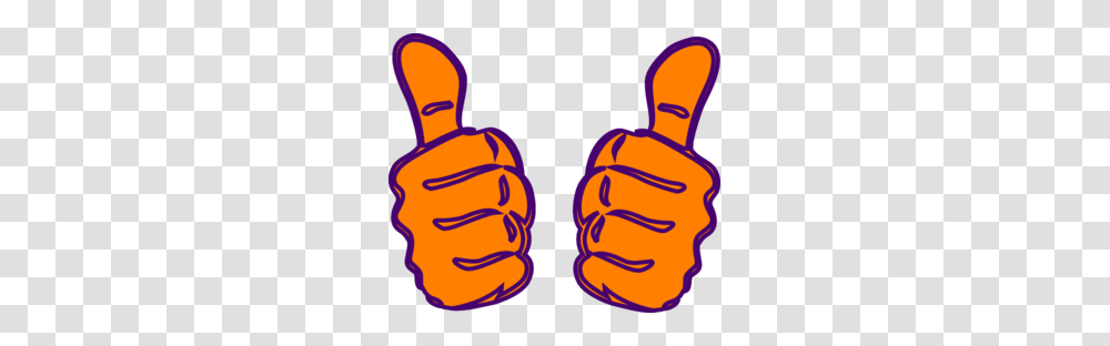 Double Thumbs Up Lighter Orange Clip Art, Hand, Fist, Finger, Pillow Transparent Png
