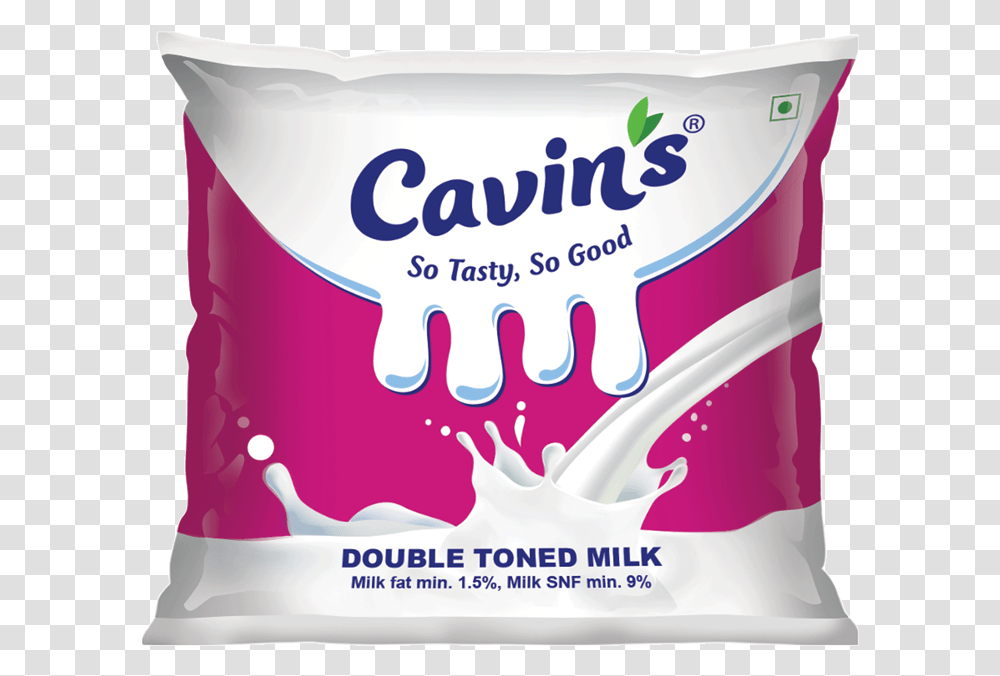 Double Toned Milk Cavins Milk Packet, Food, Diaper, Dessert, Yogurt Transparent Png