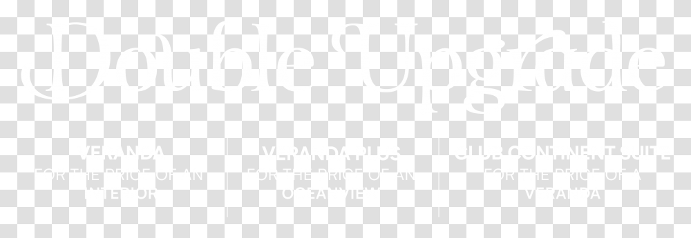 Double Upgrade Black And White, Alphabet, Number Transparent Png