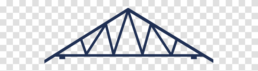 Double W Lincframe Trusses, Triangle, Label Transparent Png