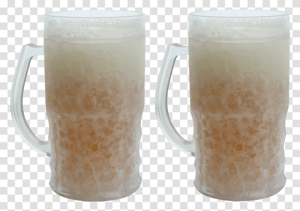 Double Wall Gel Frosty Freezer Mugs Large 22oz Set Shikanjvi, Milk, Beverage, Drink, Stein Transparent Png