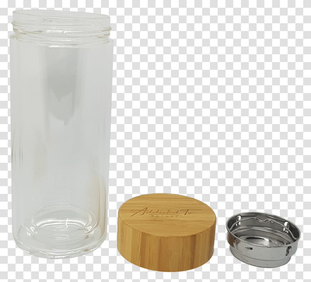 Double Wall Glass Water Bottle Pint Glass, Jar, Milk, Beverage, Drink Transparent Png