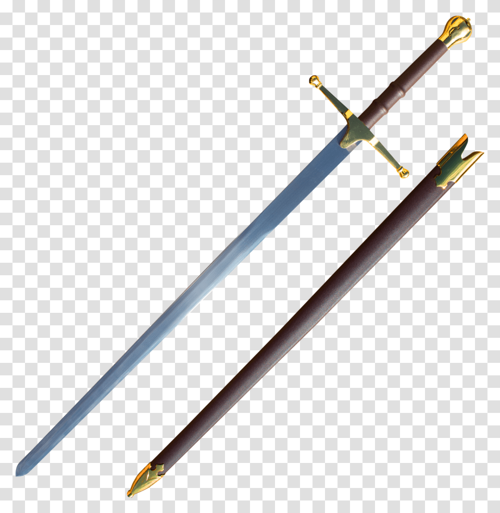 Double William Wallace Sword Double Sword, Blade, Weapon, Weaponry Transparent Png