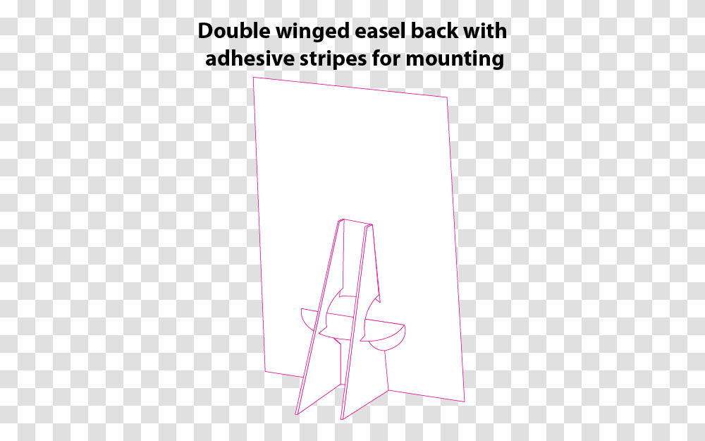 Double Winged Easel Back Illustration, Apparel, Drawing Transparent Png