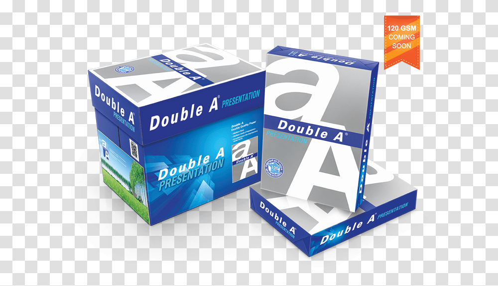 Doublea Presentation Double A Paper, Box, Label Transparent Png
