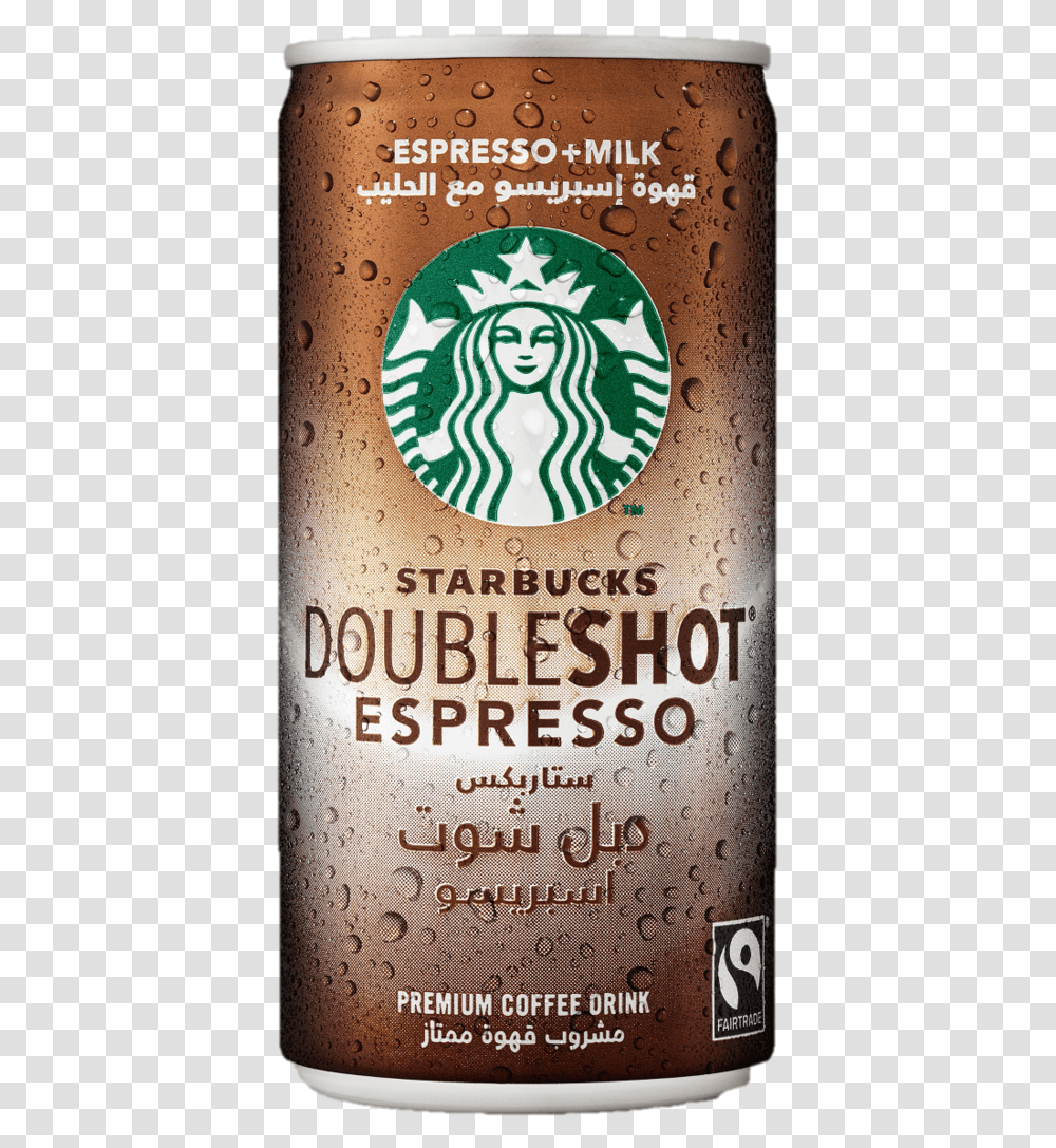 Doubleshot Espresso Starbucks, Label, Beverage, Alcohol Transparent Png