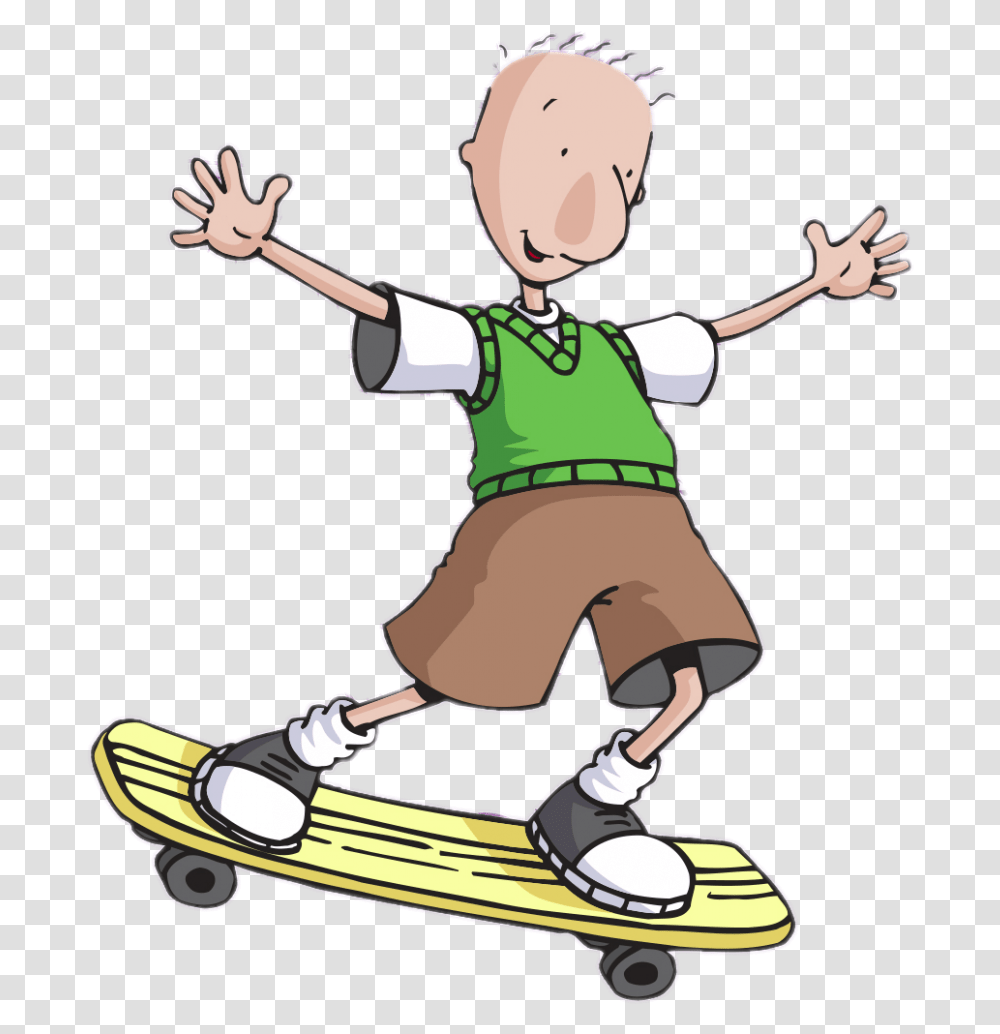 Doug On His Skateboard, Person, Elf, People Transparent Png