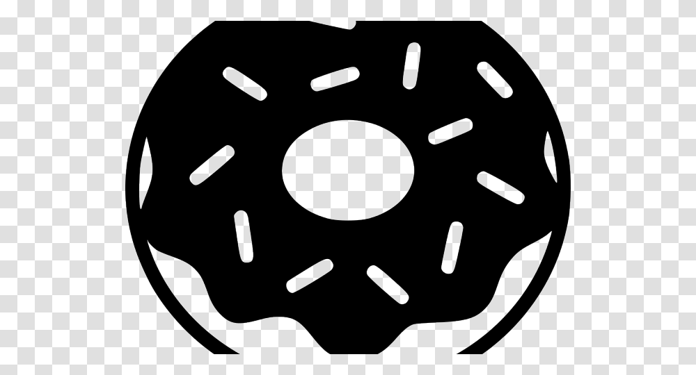 Doughnut Clipart Donut Clipart Black And White, Cooktop, Indoors, Appliance Transparent Png