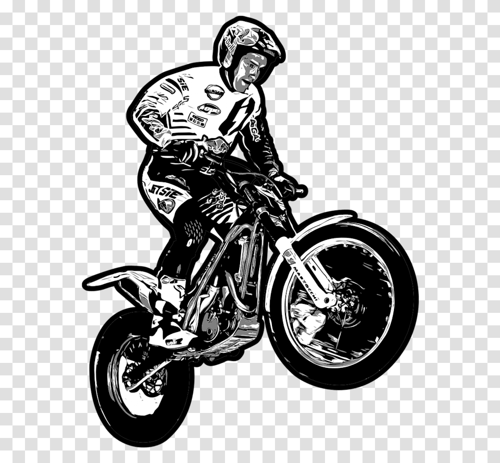 Dougie Lampkin Motorcycling, Motorcycle, Vehicle, Transportation, Wheel Transparent Png