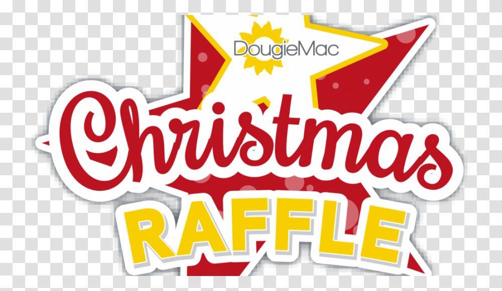 Dougie Mac Launches Christmas Raffle, Label, Word, Food Transparent Png