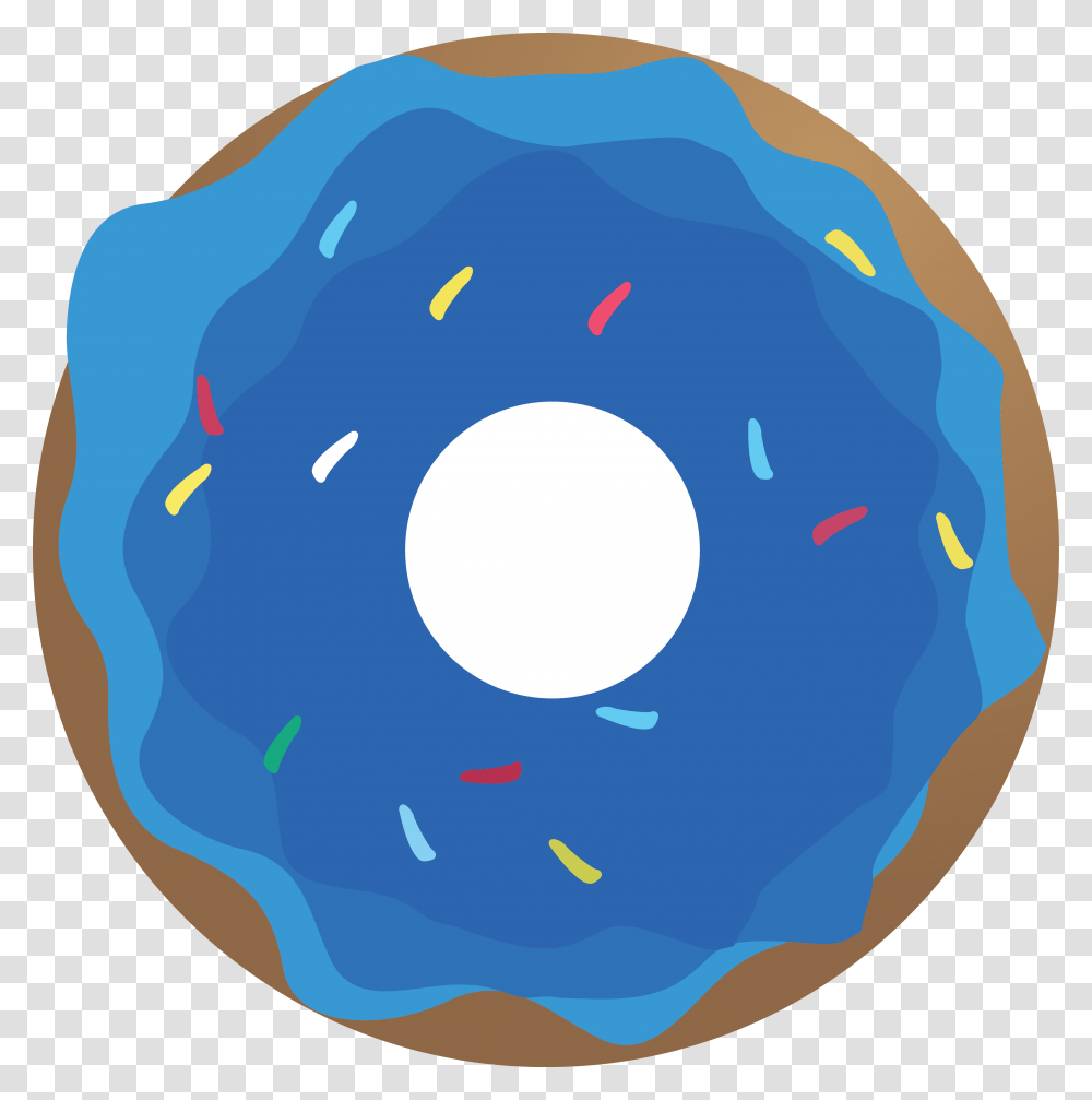 Dougnut Clipart Blue, Pastry, Dessert, Food, Donut Transparent Png
