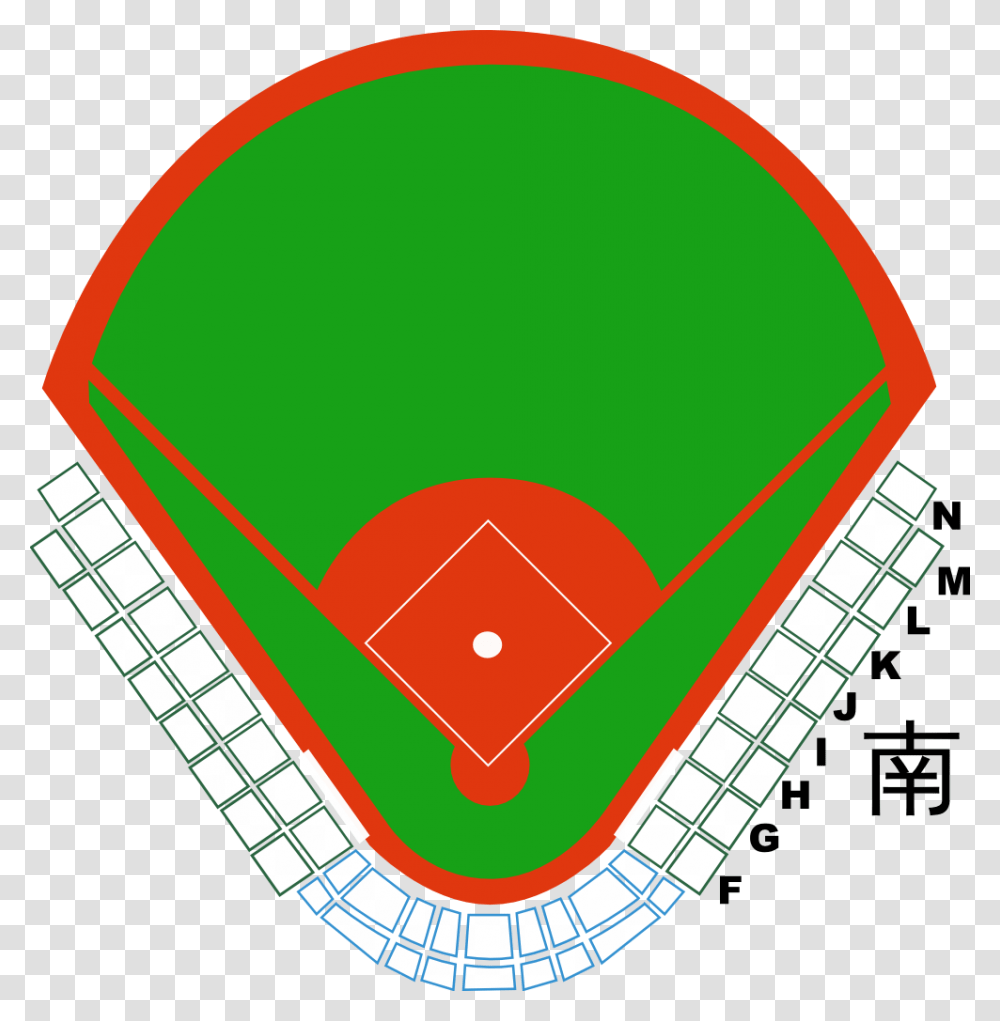 Douliu Baseball Stadium Field Of View Map, Building, Plan, Plot, Architecture Transparent Png