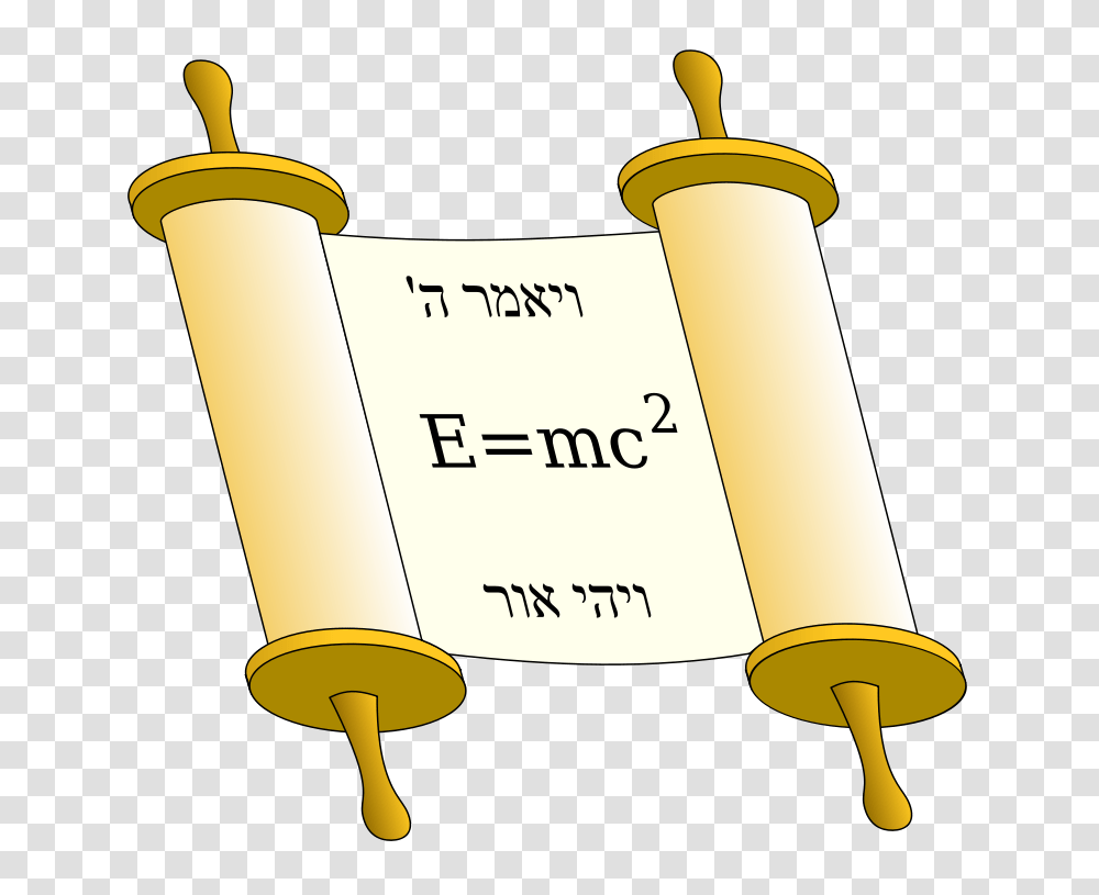 Dov Tora Scroll With Einstein Equation, Religion, Lamp Transparent Png