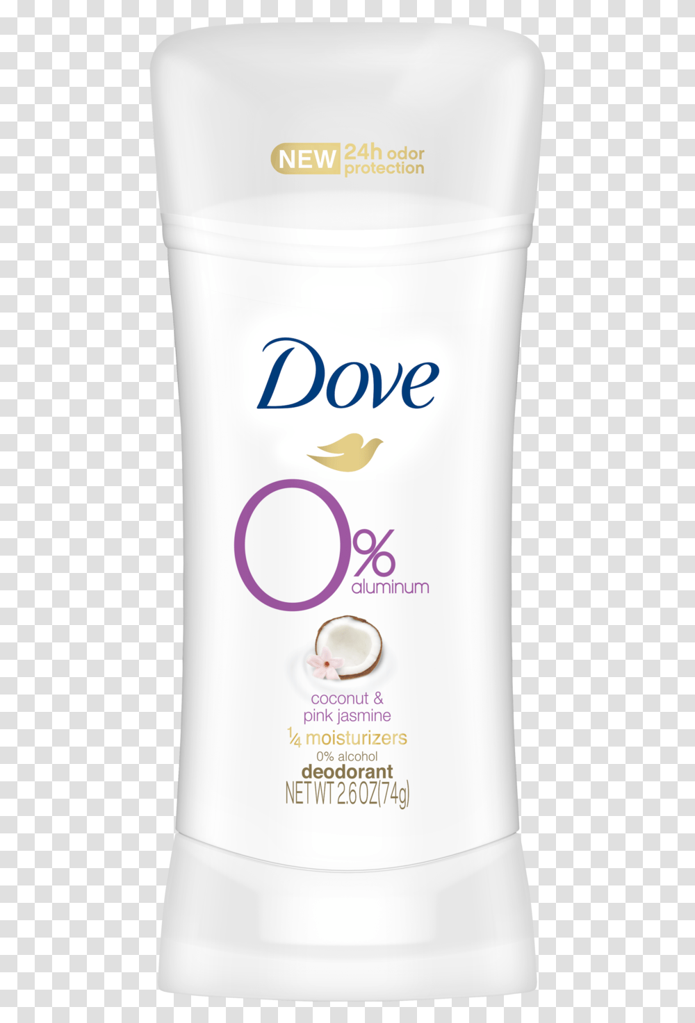 Dove 0 Aluminum Deodorant Coconut Amp Pink Jasmine Dove Advanced Care Deodorant Sensitive, Bottle, Cosmetics, Lotion, Sunscreen Transparent Png