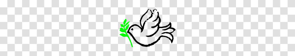 Dove And Olive Branch, Light, Green Transparent Png