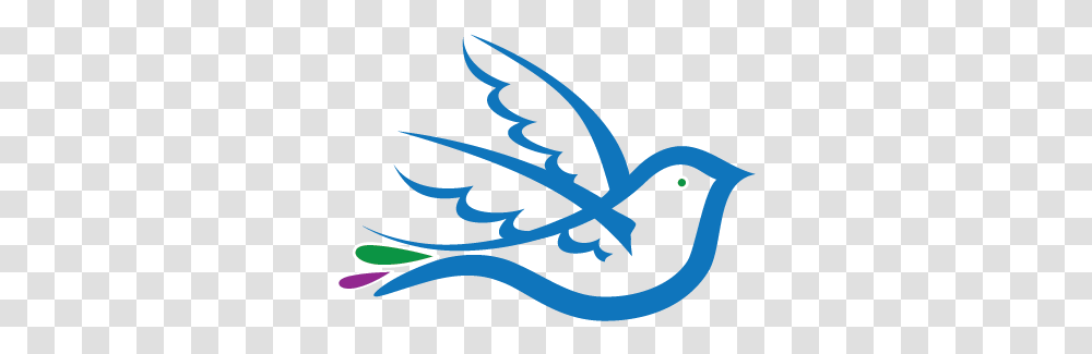 Dove Bird Logo Template Bird, Symbol, Trademark, Outdoors, Emblem Transparent Png