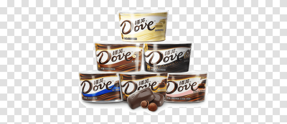 Dove Chocolate Bowl Pack Pure Dark Milk Types Of Chocolate, Sweets, Food, Confectionery, Tin Transparent Png