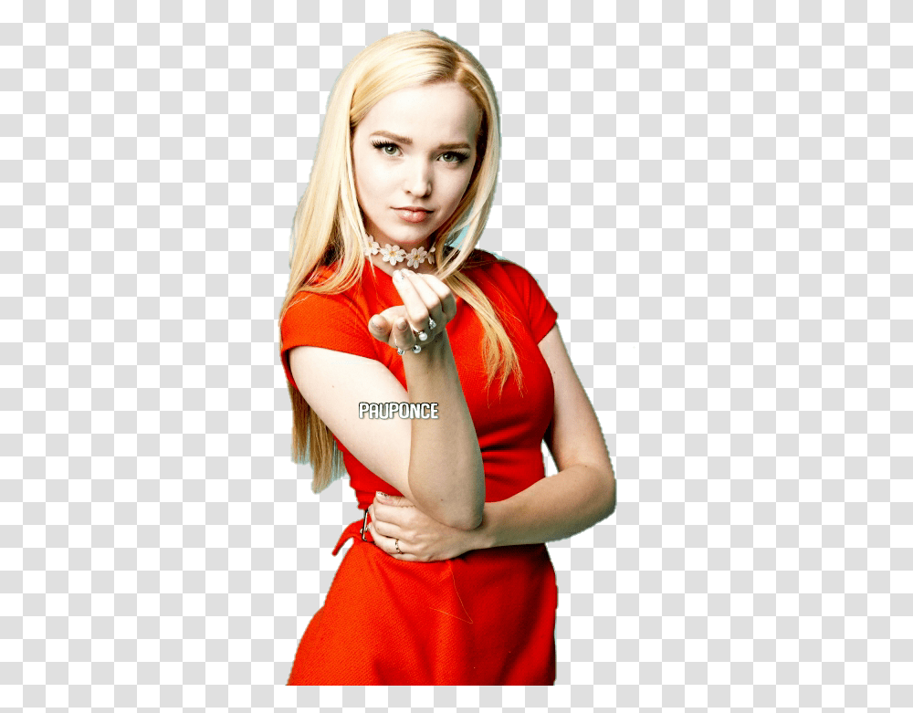 Dove Dovecameron Red Famoso Pauponce Out Of Touch Dove Cameron Lyrics, Female, Person, Face Transparent Png