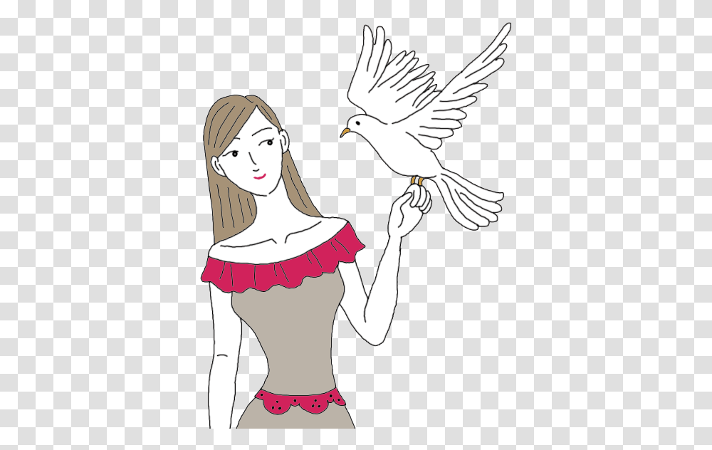 Dove Dream Meaning Illustration, Performer, Person, Human, Bird Transparent Png