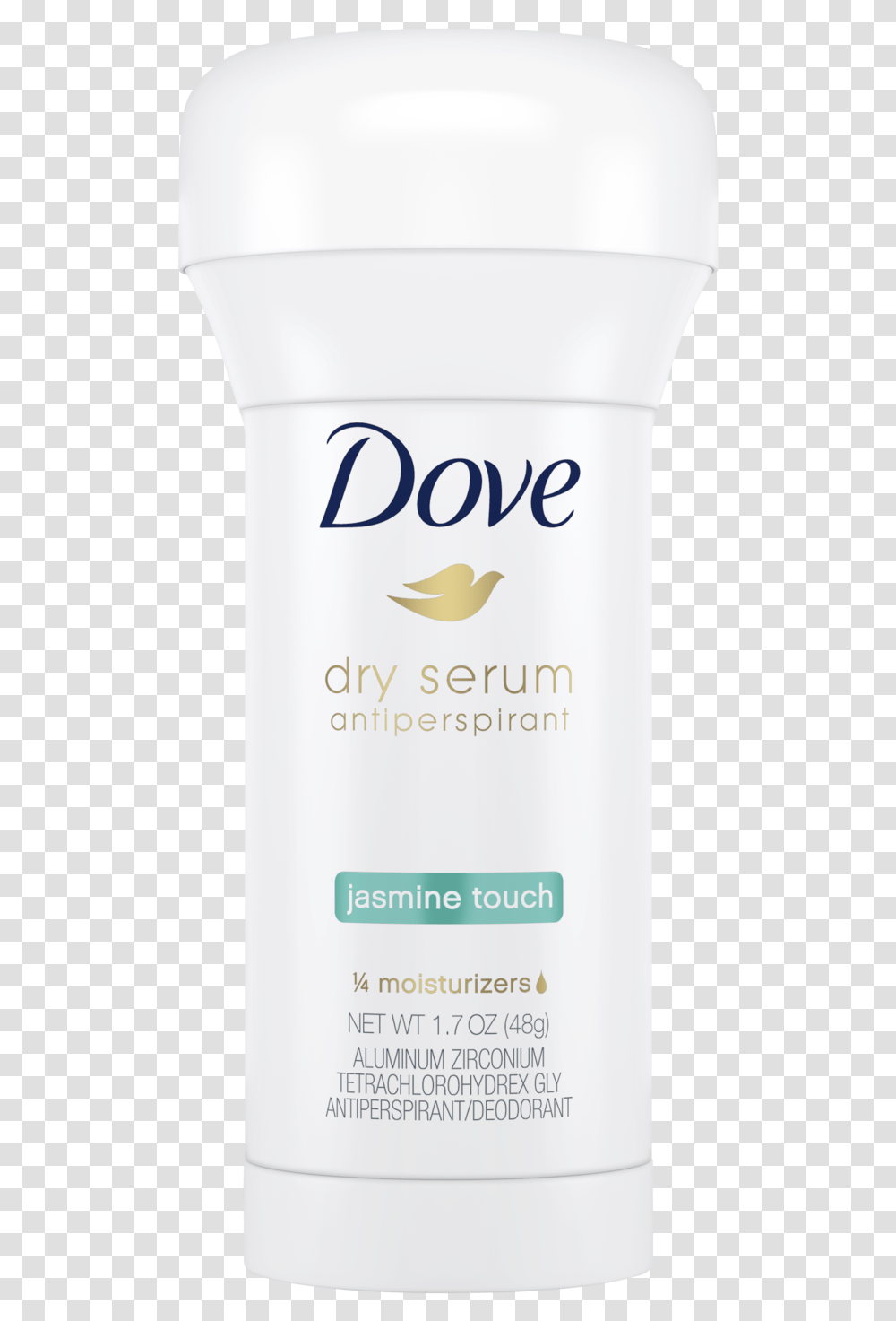 Dove Dry Serum Antiperspirant Deodorant Jasmine Touch Dove, Bottle, Shaker, Aluminium, Tin Transparent Png