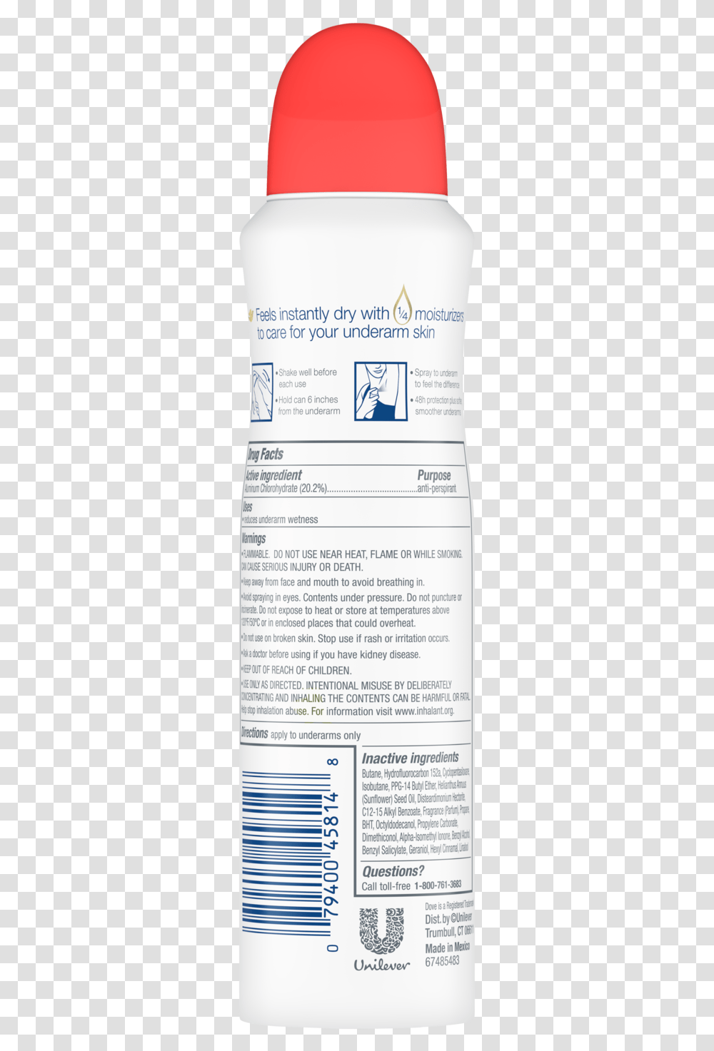 Dove Dry Spray Go Fresh Antiperspirant Deodorant Apple, Label, Page, Number Transparent Png