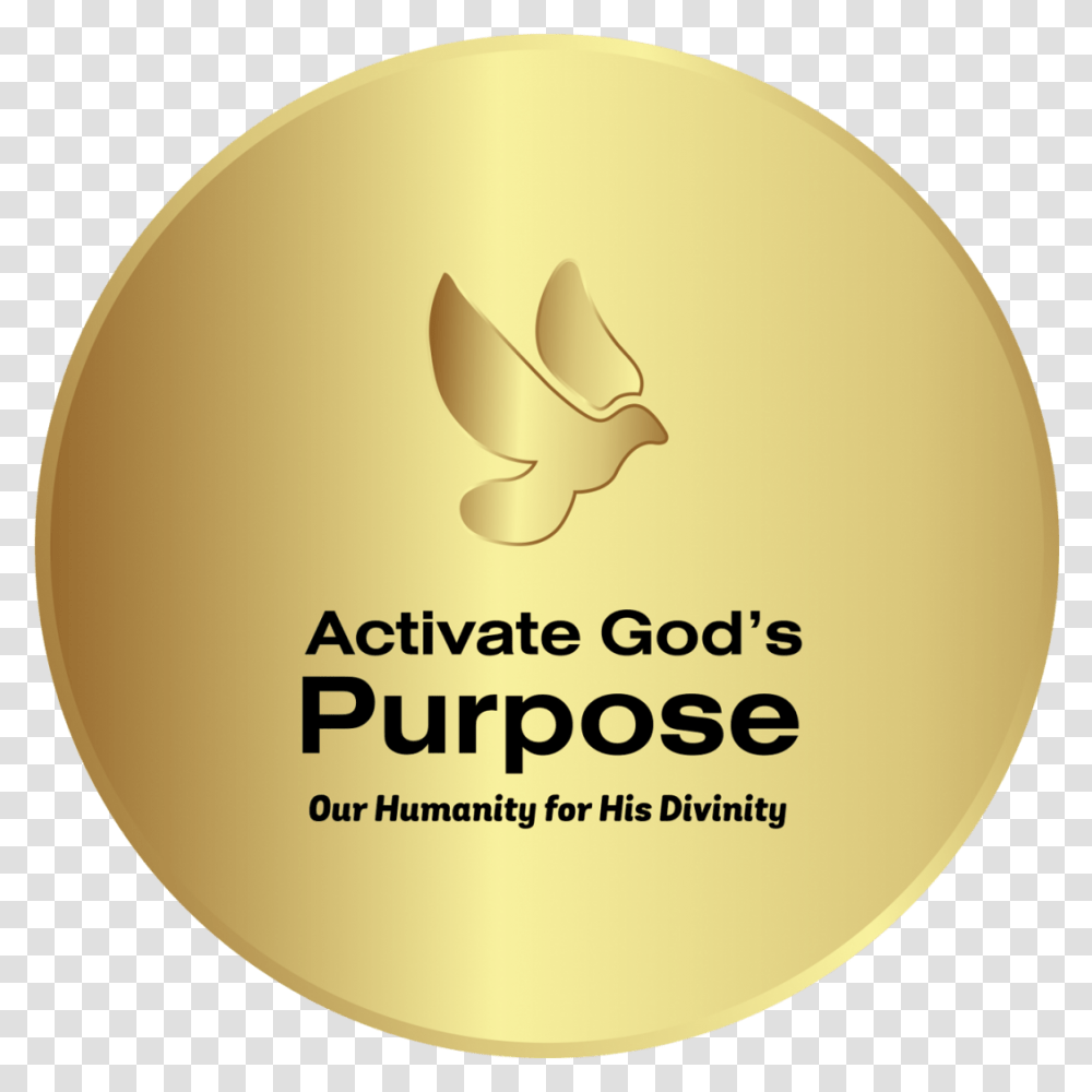 Dove Logo Two Circle, Gold, Trophy, Gold Medal, Plant Transparent Png